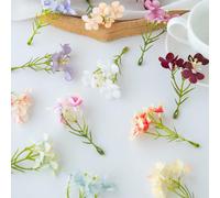 5/10/20/30 pièces Fleurs artificielles - Mini fleurs de cerisier, fleurs en soie, plantes artificielles, décoration pour la maison, le restaurant, le salon, le jardin extérieur, arrangement floral, ac