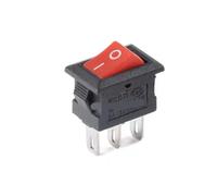 5/10/20/50 PIÈCES 15x21mm Interrupteur À Bascule Avec Lumière KCD1 3Pin 220V Rouge Jaune Noir Vert Bleu ON-OFF 3P Bouton Commutateurs(Red without light,10PCS)