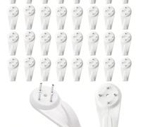 5/10/20/50 Pièces Crochet En Plastique Invisible, Petit Article À Ongles Invisible, Suspension Sans Trace, Kit De Suspendage De Photo Invisible, Crochets Sans Dégât Pour Le Cadre De Photo D'art De Sus