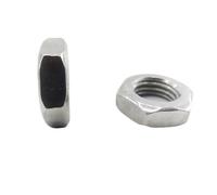 5/10/20/50 pièces GB6172 DIN439 écrous hexagonaux minces M3 M4 M5 M6 M8 M10 M12 écrou Hexagonal zingué for boulons de fixation réparation de matériel(M10-10Pcs)