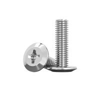 5/10/20/50pcs 304 vis latérale inférieure en acier inoxydable hypoténuse à tête plate for meubles M2-M8(14mm,M2 50pc)