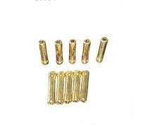 5/10/20 PCS plaqué de 4,0 mm à 5,0 mm Plug à la Banane Bullette de connecteur mâle de connecteur mâle Compatible avec RC Lipo Esc Motor Universal Fit de Rechange Remplacement(10Pcs 4mm to 5)