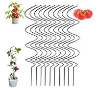 5/10/20 PCS Tomato Stakes and Supports, 15.8 in TomatoPlant Stakes, Spiral TomatoStakes, Tomato Wire Plant Support, TomatoPlant Support, GardenStakes for Plants (10PCS Spiral Tomato Stake)