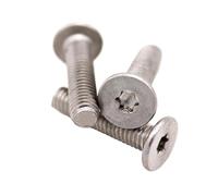 5/10/50pcs M1.6 M2 .5 M3 M4 M5 M6 M8 304 Acier Inoxydable CM Six Lobes Torx Ultra Mince Super Bas Plat Vis À Tête De Plaquette(18mm,10pcs M5)