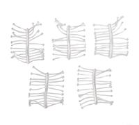 5/10 cartes pour pêche à la carpe Appât Quick Stop Up Boilie Pellet Stopper Soft TRP Cadre en caoutchouc thermoplastique pour arrêts de bouillettes 24 petits bouchons par carte options 5 pièces 10