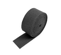 5/10 mètres de ruban en toile de 25 mm x 2 mm pour sangles de sac, rubans, colliers pour animaux, biais, accessoires de couture DIY,Noir,5 mètres