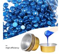 5/10 Or Forme Ronde Fusion Cire Bol Aluminium Feuille Epilation Haricot Depilatoire Creme Bol Pour Film Chaud Dur Cire Granule