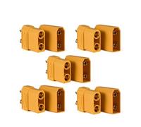 5/10 paires de connecteurs XT30 XT60 XT90 T | Connecteurs mâles femelles pour batterie RC Lipo | Amass XT30U XT60H T Deans Style | Kit de connecteurs RC universels (5 paires XT90)
