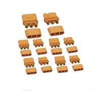 5/10 Paires MR30 Plug de connecteur féminin Masculin avec Gaine Compatible avec FPV RC Lipo Connexion ESC et Moteurs Ajustement Universel pour Avion multicoptère(5 Pairs MR30)