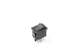 5/10 PCS KCD1 6A/250V AC 10A/125V 21 * 15mm 4 Pin Boat Car Rocker Switch ON-OFF Car Dashboard With Light Switch NWPNLXEA(Nero,One Size)