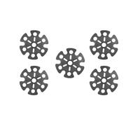 5/10 pcs Trekking Outdoor Camp Randonnée Bâton de marche nordique Canne Flocon de neige Panier Boue Sable Neige Ski Remplacer Alpenstock (couleur : 5 pièces)