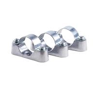 5/10 pièces 16/20/25/32/40/50Mm collier de serrage en alliage d'aluminium support de tuyau Clip fixe(32mm 5pcs)