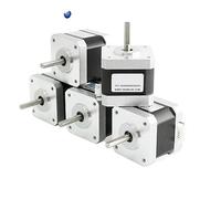 5/10 Pièces 2 Phases 4 Fils Nema17 Moteur Pas À Pas 1.8 Degrés 42BYGH40 1.5A Couple 40N.m 17HS4401 CNC Machine De Gravure(17HS4401x 5pcs)