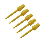 5/10 pièces 58mm crochet de Test unique Clips sonde for Test électronique IC Grabber grand Clip multimètre outils(Yellow 5Pcs)