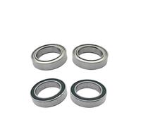 5/10 pièces ABEC-1 6703-2RS 2Z haute qualité 6703ZZ 6703-2RS 2Z 2RZ 17x23x4mm joint en caoutchouc Ultra-mince roulement à billes à gorge profonde(12PCS,6703ZZ)