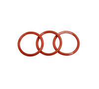 5/10 pièces CS3.5/4/5mm rouge Silicone VMQ joints toriques de qualité alimentaire anneau en silicone étanche et isolé OD 15-80mm(OD 10mm,CS 3.5mm (10Pcs))