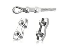 5/10 pièces en acier inoxydable Double poteau boulon pince câble serre-câble-M2-M8 réglable bricolage attache(M2-5pcs)