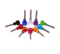 5-10 pièces M3/M4 vis à oreilles en aluminium anodisé coloré, tête moletée à la main serrer les vis de réglage, M4x30mm