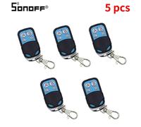 5/10 pièces Sonoff 433MHz télécommande 4 boutons commutateur intelligent contrôleur RF 433Mhz accessoires équipement contrôlé porte-clés contrôle-5PCS