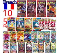 5 ~ 10 sacs Pokémon français TCG: Ecarlet & Violet Etsncelles Astral Radiance Obsidian Flames Booster Box jeu de cartes Pokemon FR 10 Sac-ASTRES