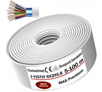 5-100 m J-Y(ST) Y 6X2X0,8 câble téléphonique sonnette - ligne de télécommunic...