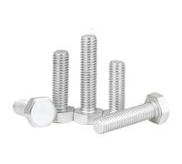 5-100 pièces aluminium 6061 DIN933 boulon hexagonal boulons hexagonaux M5 M6 M8 M10 M12(M6X30 20PCS)