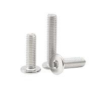 5-100 Pièces M1.6-M8 Vis à machine à tête plate à entraînement étoilé en acier inoxydable, M4x45mm(20 pièces)