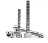 5/10pc M3 M4 M5 M6 M8 304 A2 acier inoxydable DIN912 Allen hexagone tête à six pans creux boulon vis sur Ultra Long 100mm(10mm,10pcs M5)