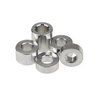 5/10pc M3 M4 M5 M6 M8 M10 Douille En Aluminium Rondelle Joint Rond Creux Sans Filetage Entretoise Épaisseur 2/3/4/5/6/8/10/12/30mm(M3x6xL 20pcs,Length 6mm)