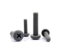 5/10pc M3 M4 M5 M6 M8 M10 GB818 isolé précision précision PVC Nylon Plastique Croix encastré Pan tête Ronde Boulon vis(25mm,10pcs M5)