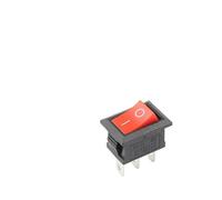5/10PCS 21X15mm 3Pin Boat Car Rocker Switch 6A/250VAC 10A/125VAC Electrical equipment With Light Power Switch NWPNLXEA(Red Black,10 PCS)