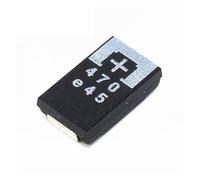 (5-10PCS) 2R5TPE470M9 470UF 2.5V SMD Tantalum Capacitors Polymer POSCAP Type D Ultra-Thin 7343 D7343 AUOQKQUT(One Size)