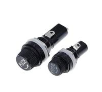 5/10Pcs 5 * 20mm 6 * 30mm Glass Fuse Holders 5x20 6x30 InsuranceTube Socket Fuse Holder For Insurance Panel Fuse Holder BIANMTSW(10pcs 5X20mm)