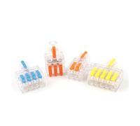 5/10PCS Fast Compact Splicing Conductor Connector 1 In Multiple Out Splitter Splicing Terminal Block M3 screw fixing Hole NWPNLXEA(D1-5TO,10PCS)