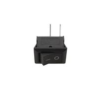 5/10Pcs KCD11 Rocker Switch 10x15mm 2Pin 3Pin Push Button Switch ON-OFF/ON-OFF-ON Boat Rocker Switch Black/White/Red NWPNLXEA(F curved 2pin,10Pcs)