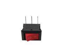 5/10Pcs KCD11 Rocker Switch 10x15mm 2Pin 3Pin Push Button Switch ON-OFF/ON-OFF-ON Boat Rocker Switch Black/White/Red NWPNLXEA(D curved 3pin,10Pcs)