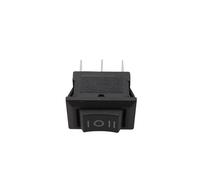 5/10Pcs KCD11 Rocker Switch 10x15mm 2Pin 3Pin Push Button Switch ON-OFF/ON-OFF-ON Boat Rocker Switch Black/White/Red NWPNLXEA(G straight 3pin,10Pcs)