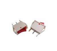 5/10Pcs KCD3 Rocker Switch ON-OFF ON-OFF-ON 3 Pin Electrical Equipment With Lights Power Switches NWPNLXEA(C With Light,10Pcs)