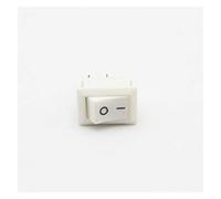5/10Pcs Push Button Switch 10x15mm SPST 2Pin 3A 250V KCD11 Snap-in on/Off Rocker Switch 10MM*15MM Black Red and White NWPNLXEA(Weiß,10pcs)