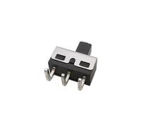 5/10Pcs SS12D10 /SS12D06 Straight/Right Angle 3 Pin Toggle Switch 1P2T Handle High 5mm Spacing Slide Toggle Switches NWPNLXEA(Right Angle,10Pcs)