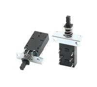 5/10PCS SWITCH A complete set of keyboard switches GST P6A 1P1 Power Switch Power switch and button Switch Self-locking NWPNLXEA(One Size)