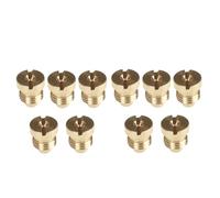 5 / 10pcs Tire de la buse de trous de canon en mousse et fabricants de mousse, buses universelles de 0,9 mm-1,1 mm et filtres de lance en mousse en maille Copper 1.1mm 10 pièces
