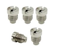 5 / 10pcs Tire de la buse de trous de canon en mousse et fabricants de mousse, buses universelles de 0,9 mm-1,1 mm et filtres de lance en mousse en maille Stainless steel 1.4mm 5 pièces