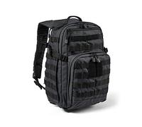 5.11 - Sac à Dos Tactique - Imperméable - Robuste - Fonctionnel - Trekking - Mission - 16 Compartiments - Emplacement pour Réservoir d'Hydratation - Modèle Rush 12 - Double Tap