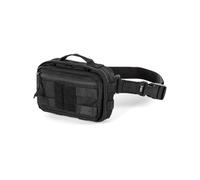 5.11 RUSH MOAB 3 - Sac Tactique 4L - Noir - Compact EDC Modulable - MOLLE & CCW - Système Tier Compatible - Port Taille ou Épaule - Organisation Intelligente - Nylon 1050D Résistant