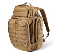5.11 - Sac à Dos Militaire Tactique - Imperméable - Robuste - Fonctionnel -Trekking - Mission - 25 Compartiments - Emplacement pour Réservoir d'Hydratation - Modèle Rush 72 - Kangaroo
