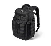 5.11 - Sac à Dos Tactique - Imperméable - Robuste - Fonctionnel - Trekking - Mission - 16 Compartiments - Emplacement pour Réservoir d'Hydratation - Modèle Rush 12 2.0 - Black