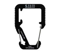 5.11 Tactical - Mousqueton Hardpoint M3 - Fixation Solide sur Passants Molle et Hexgrid - Acier Inoxydable - Bords Dentelés pour Une Excellente Prise en Main - Coyote Kangaroo