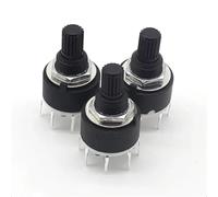 【5-1PCS】1/2 pôle 3/4/5/6/8 positions SR16 16 mm interrupteur à bande rotative arbre 16 mm DC60 V 0,3 A 15 mm arbre fleur axe interrupteur rond(1 Pole 8,2PCS)