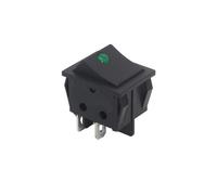 【5-1PCS】KCD4 Interrupteur à bascule marche/arrêt 6 broches avec LED 4 16A 250V 220V T85 20A Petit 6 broches 4 broches Lumière for 2 positions 220 230V Lampe 10A(4Pin Green cat eye,3PCS)